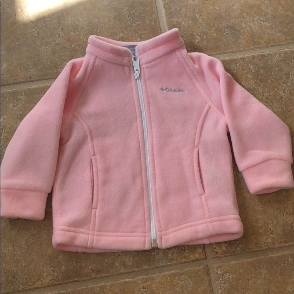 Columbia Fleece Baby 6-12 Month Pink Jacket
